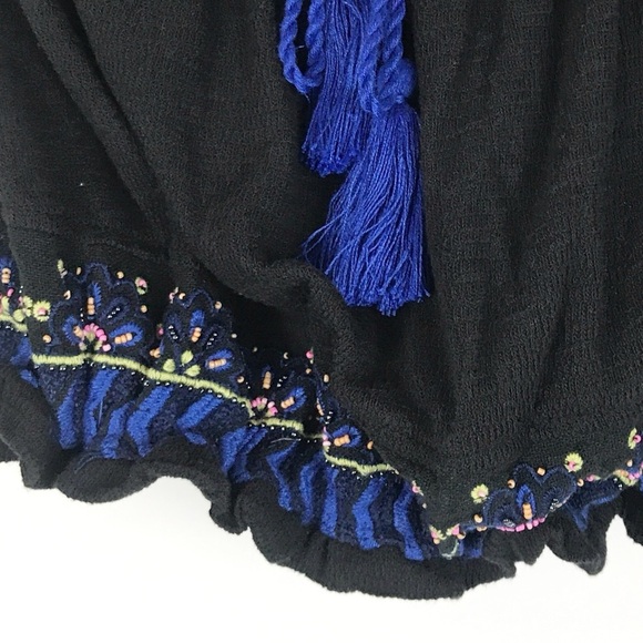 NWT Free People No More Tiers Tube Top in Black Size XS - Picture 6 of 9